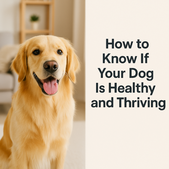 How to Know If Your Dog Is Healthy and Thriving