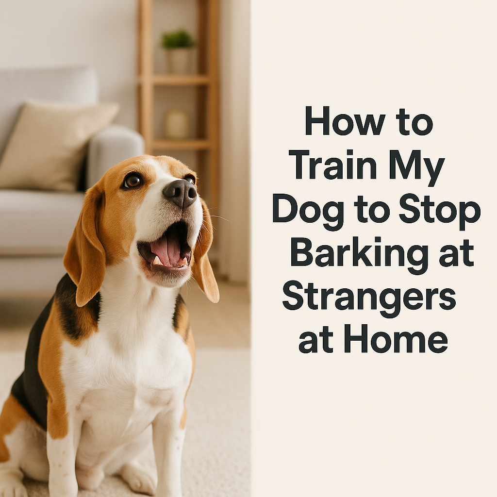 How to Train My Dog to Stop Barking at Strangers at Home